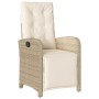 Conjunto de Comedor de Jardín 3 pcs Beige ratán sintético en Sillas de jardín | Comprar online en Foru.es