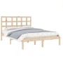 Estructura de cama madera maciza 120x190 cm de vidaXL, Camas y somieres - Ref: Foro24-3105440, Precio: 112,55 €, Descuento: %