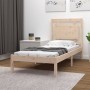 Estructura de cama de madera maciza 100x200 cm de vidaXL, Camas y somieres - Ref: Foro24-3105525, Precio: 104,29 €, Descuento: %