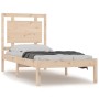 Estructura de cama de madera maciza 100x200 cm de vidaXL, Camas y somieres - Ref: Foro24-3105525, Precio: 104,29 €, Descuento: %