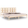 Estructura de cama de madera maciza de pino 200x200 cm de vidaXL, Camas y somieres - Ref: Foro24-3105620, Precio: 135,60 €, D...