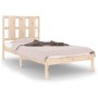 Estructura de cama madera maciza de pino 100x200 cm de vidaXL, Camas y somieres - Ref: Foro24-3105590, Precio: 92,83 €, Descu...