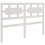 Estructura de cama de madera maciza de pino blanca 160x200 cm de vidaXL, Camas y somieres - Ref: Foro24-3105676, Precio: 134,...