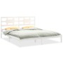 Estructura de cama madera maciza blanco Supe King 180x200 cm de vidaXL, Camas y somieres - Ref: Foro24-3105681, Precio: 151,3...