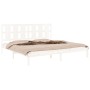 Estructura de cama madera maciza de pino blanco 200x200 cm de vidaXL, Camas y somieres - Ref: Foro24-3105621, Precio: 147,80 ...