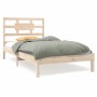 Estructura de cama madera maciza de pino 90x200 cm de vidaXL, Camas y somieres - Ref: Foro24-3105650, Precio: 83,55 €, Descue...