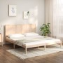 Estructura de cama de madera maciza de pino 200x200 cm de vidaXL, Camas y somieres - Ref: Foro24-3105750, Precio: 155,13 €, D...