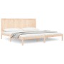 Estructura de cama de madera maciza de pino 200x200 cm de vidaXL, Camas y somieres - Ref: Foro24-3105750, Precio: 155,13 €, D...