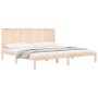 Estructura de cama de madera maciza de pino 200x200 cm de vidaXL, Camas y somieres - Ref: Foro24-3105750, Precio: 155,13 €, D...