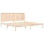 Estructura de cama de madera maciza de pino 200x200 cm de vidaXL, Camas y somieres - Ref: Foro24-3105750, Precio: 155,13 €, D...
