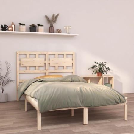 Estructura de cama madera maciza de pino 120x200 cm de vidaXL, Camas y somieres - Ref: Foro24-3105660, Precio: 114,22 €, Desc...
