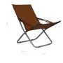 Sillas de playa plegables 2 unidades tela marrón de vidaXL, Sillas de jardín - Ref: Foro24-47906, Precio: 99,68 €, Descuento: %