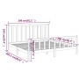 Estructura de cama de madera maciza de pino negra 200x200 cm de vidaXL, Camas y somieres - Ref: Foro24-3106727, Precio: 206,4...