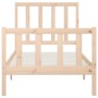 Estructura de cama madera maciza 90x200 cm de vidaXL, Camas y somieres - Ref: Foro24-3106818, Precio: 85,92 €, Descuento: %