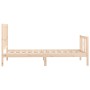 Estructura de cama madera maciza 90x200 cm de vidaXL, Camas y somieres - Ref: Foro24-3106818, Precio: 85,92 €, Descuento: %