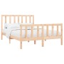 Estructura de cama madera maciza de pino 120x200 cm de vidaXL, Camas y somieres - Ref: Foro24-3106698, Precio: 119,21 €, Desc...