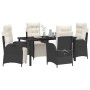 Conjunto de Comedor de Jardín 5 pcs Negro ratán sintético en Sillas de jardín | Comprar online en Foru.es