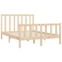 Estructura de cama madera maciza 120x200 cm de vidaXL, Camas y somieres - Ref: Foro24-3106828, Precio: 116,20 €, Descuento: %