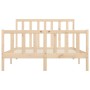 Estructura de cama madera maciza 120x200 cm de vidaXL, Camas y somieres - Ref: Foro24-3106828, Precio: 116,20 €, Descuento: %