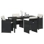 Conjunto de Comedor de Jardín 5 pcs Negro ratán sintético en Sillas de jardín | Comprar online en Foru.es