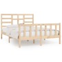 Estructura de cama de madera maciza de pino 160x200 cm de vidaXL, Camas y somieres - Ref: Foro24-3107623, Precio: 131,58 €, D...