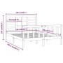 Estructura de cama de madera maciza de pino 160x200 cm de vidaXL, Camas y somieres - Ref: Foro24-3107623, Precio: 131,58 €, D...