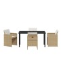Conjunto de Comedor de Jardín 5 pcs Beige ratán sintético en Sillas de jardín | Comprar online en Foru.es