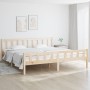 Estructura de cama de madera maciza 160x200 cm de vidaXL, Camas y somieres - Ref: Foro24-810689, Precio: 128,44 €, Descuento: %