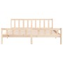 Estructura de cama de madera maciza 160x200 cm de vidaXL, Camas y somieres - Ref: Foro24-810689, Precio: 128,44 €, Descuento: %