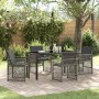 Conjunto de Comedor de Jardín 5 pcs Gris ratán sintético en Mesas de jardín | Comprar online en Foru.es