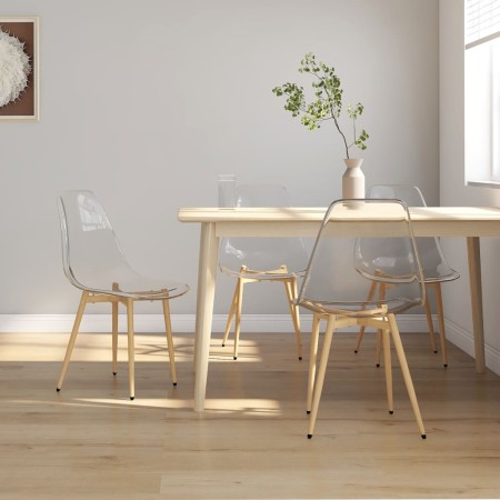 Sillas de comedor 4 unidades transparente PET en Sillas de comedor | Comprar online en Foru.es