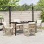 Conjunto de Comedor de Jardín 5 pcs Beige ratán sintético en Mesas de jardín | Comprar online en Foru.es