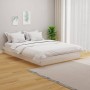 Estructura de cama madera maciza blanca King Size 150x200 cm de vidaXL, Camas y somieres - Ref: Foro24-819913, Precio: 179,55...