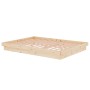 Estructura de cama de matrimonio madera maciza 135x190 cm de vidaXL, Camas y somieres - Ref: Foro24-819947, Precio: 140,44 €,...