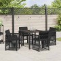 Conjunto de Comedor de Jardín 5 pcs Negro en Mesas de jardín | Comprar online en Foru.es