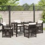 Conjunto de Comedor de Jardín 5 pcs Marrón en Mesas de jardín | Comprar online en Foru.es
