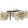 Conjunto de Comedor de Jardín 5 pcs Beige en Mesas de jardín | Comprar online en Foru.es