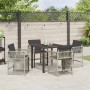 Conjunto de Comedor de Jardín 5 pcs Gris Claro en Mesas de jardín | Comprar online en Foru.es