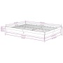 Estructura de cama madera maciza negra King Size 150x200 cm de vidaXL, Camas y somieres - Ref: Foro24-819916, Precio: 124,41 ...