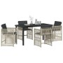 Conjunto de Comedor de Jardín 5 pcs Gris Claro en Mesas de jardín | Comprar online en Foru.es