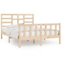 Estructura de cama madera maciza de pino 120x200 cm de vidaXL, Camas y somieres - Ref: Foro24-3107608, Precio: 118,05 €, Desc...