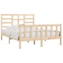 Estructura de cama madera maciza de pino 120x200 cm de vidaXL, Camas y somieres - Ref: Foro24-3107608, Precio: 118,05 €, Desc...