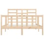 Estructura de cama madera maciza de pino 120x200 cm de vidaXL, Camas y somieres - Ref: Foro24-3107608, Precio: 118,05 €, Desc...