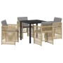 Conjunto de Comedor de Jardín 5 pcs Beige en Mesas de jardín | Comprar online en Foru.es