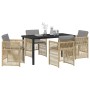 Conjunto de Comedor de Jardín 5 pcs Beige en Mesas de jardín | Comprar online en Foru.es