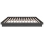 Estructura de cama madera maciza gris King Size 150x200 cm de vidaXL, Camas y somieres - Ref: Foro24-819914, Precio: 124,41 €...
