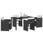 Conjunto de Comedor de Jardín 5 pcs Negro ratán sintético en Sillas de jardín | Comprar online en Foru.es