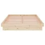 Estructura de cama doble pequeña madera maciza 120x190 cm de vidaXL, Camas y somieres - Ref: Foro24-819942, Precio: 145,87 €,...