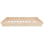 Estructura de cama doble pequeña madera maciza 120x190 cm de vidaXL, Camas y somieres - Ref: Foro24-819942, Precio: 147,98 €,...