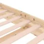 Estructura de cama doble pequeña madera maciza 120x190 cm de vidaXL, Camas y somieres - Ref: Foro24-819942, Precio: 145,87 €,...